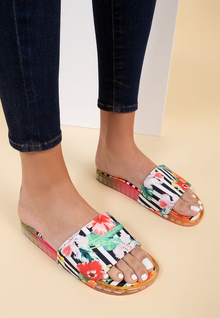 Papuci dama Belda Multicolori