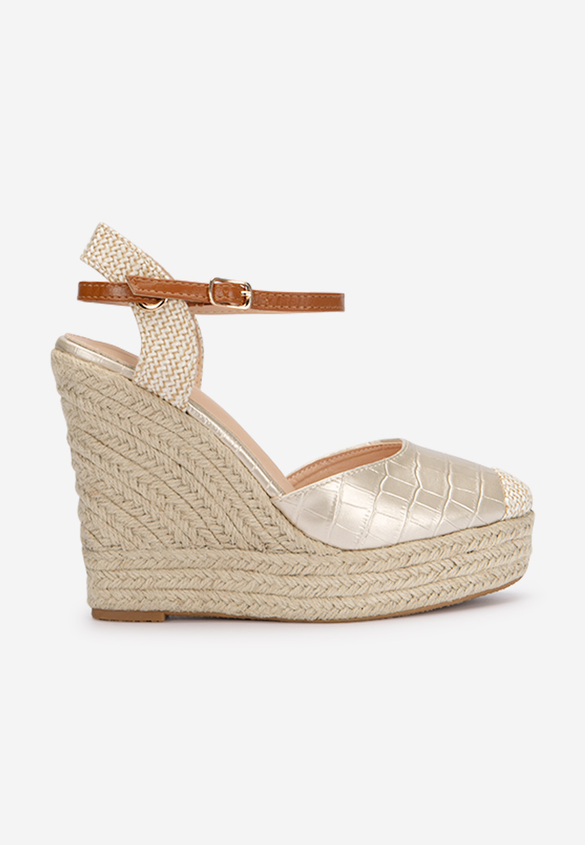 Sandale espadrile aurii Benisa V2