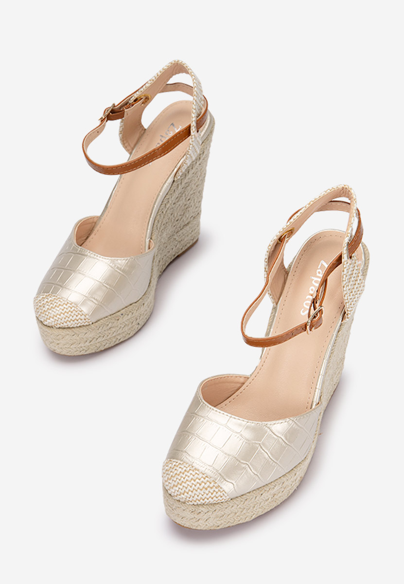 Sandale espadrile aurii Benisa V2