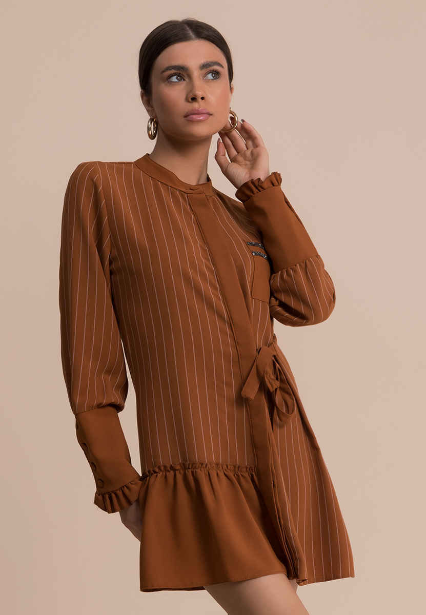 Rochie scurta Ruby Camel