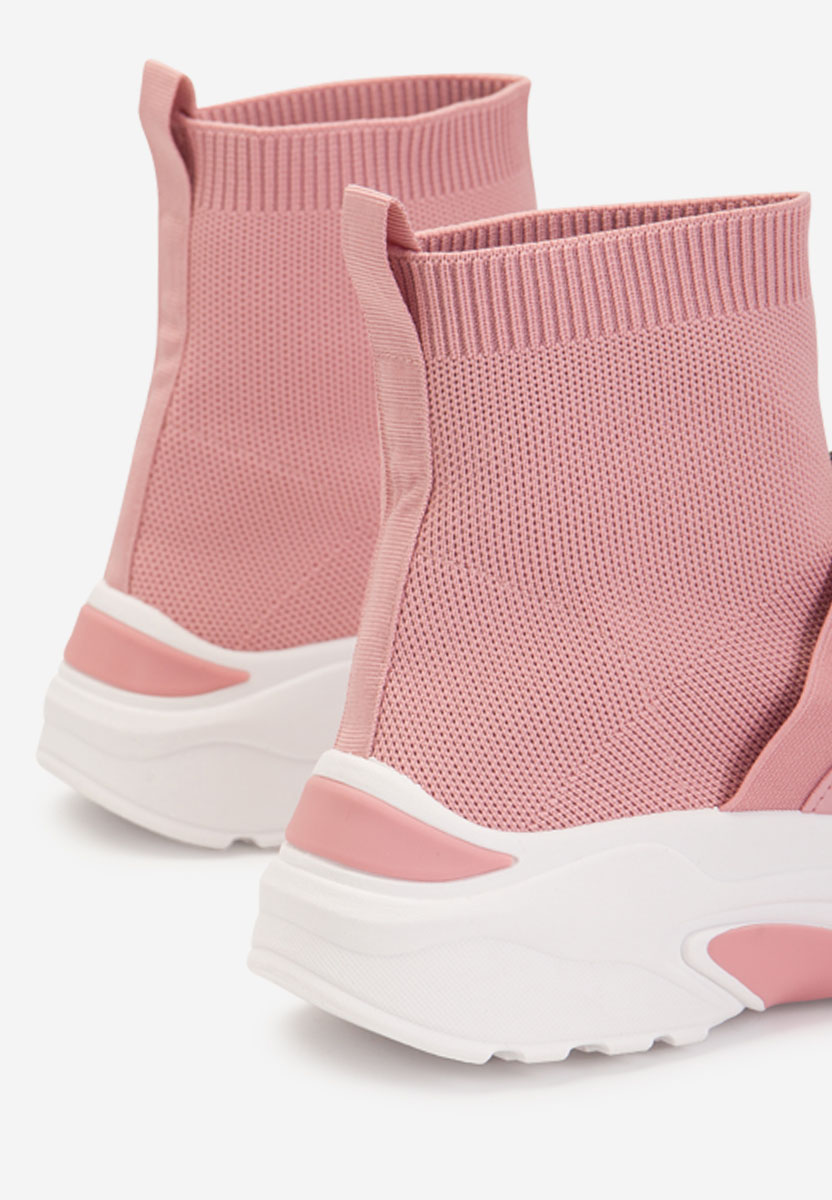 Sneakers tip soseta Alone roz