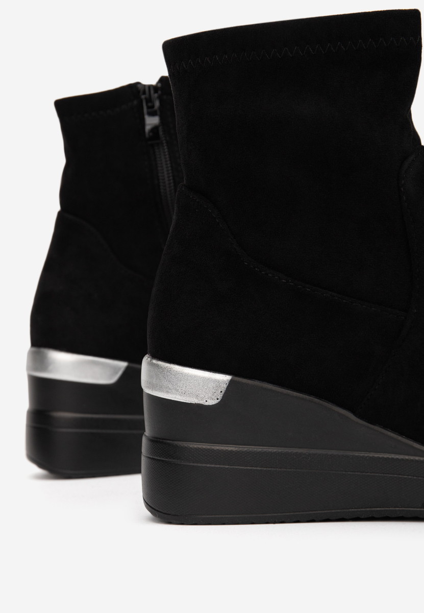 Sneakers cu platforma negri Torino
