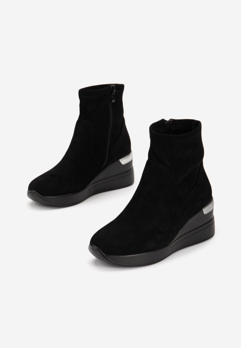 Sneakers cu platforma negri Torino