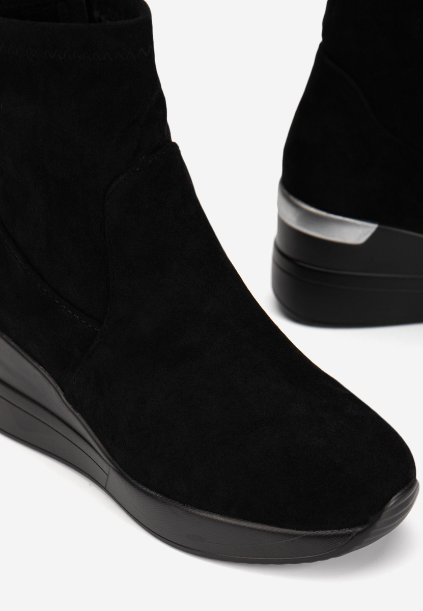 Sneakers cu platforma negri Torino