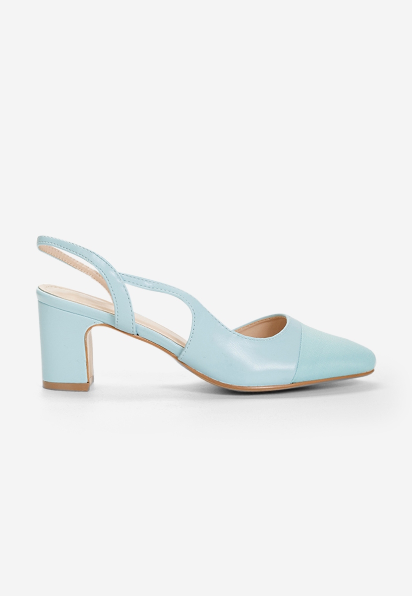 Pantofi slingback Emesa bleu