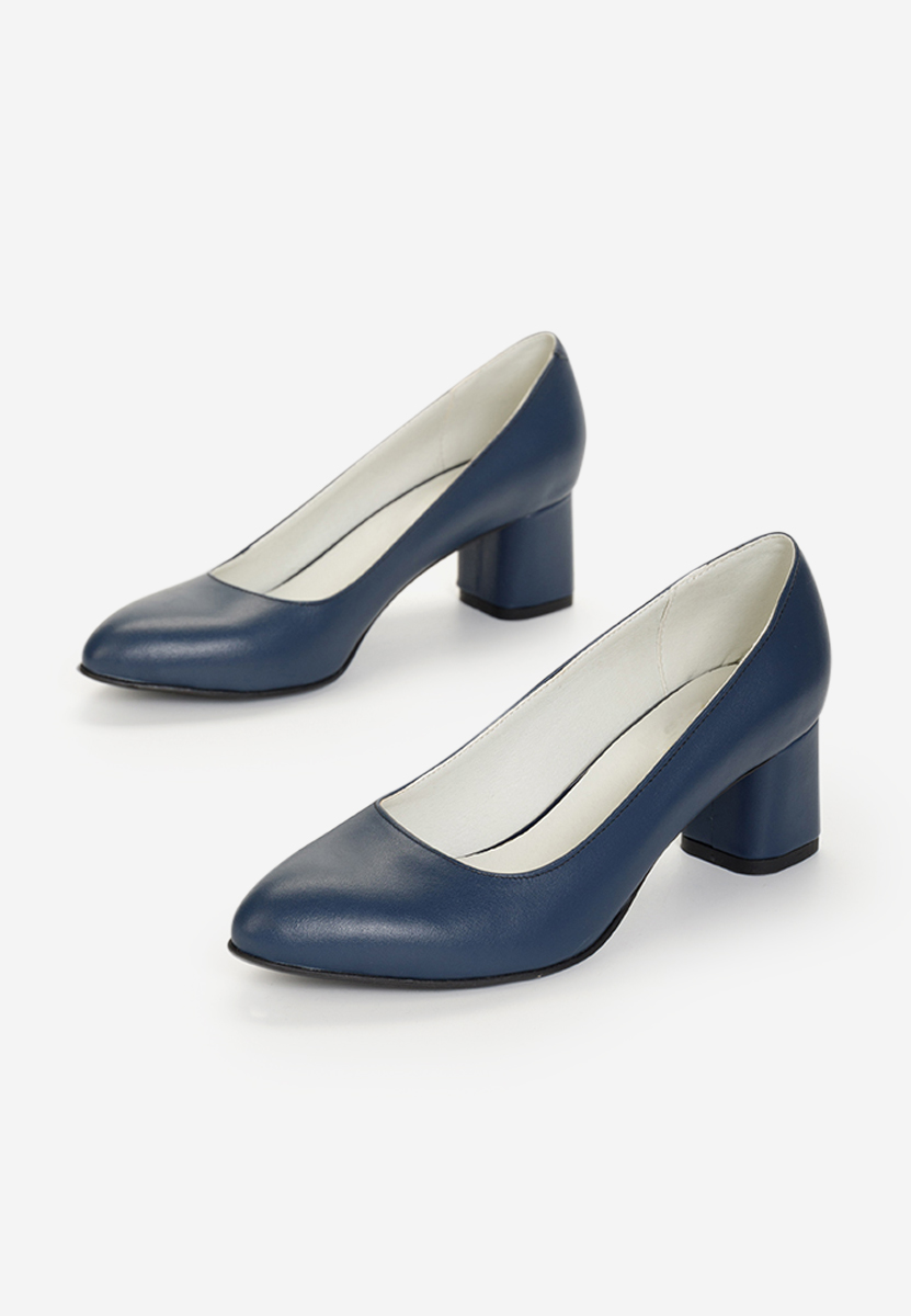 Pantofi piele Florenta Navy