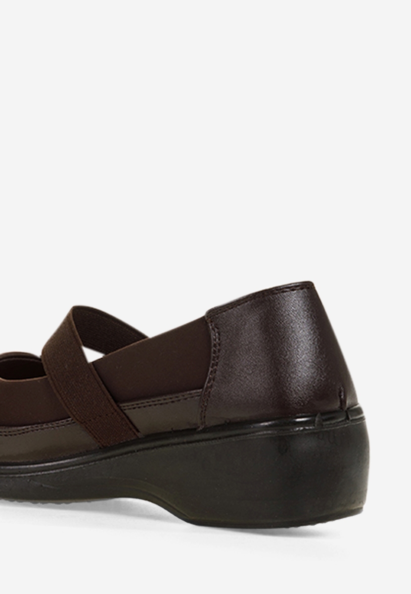 Pantofi cu talpa ortopedica maro Diora