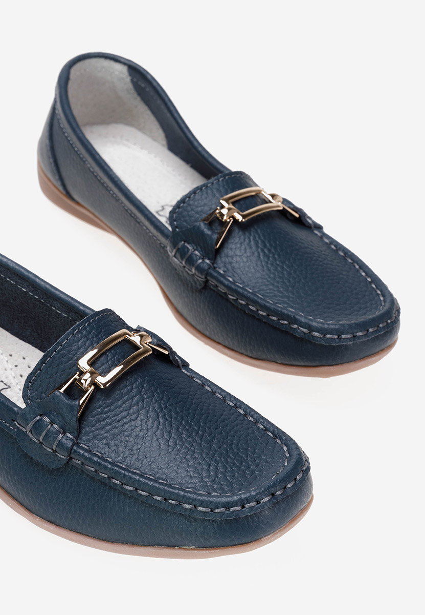 Mocasini dama piele navy Celetina