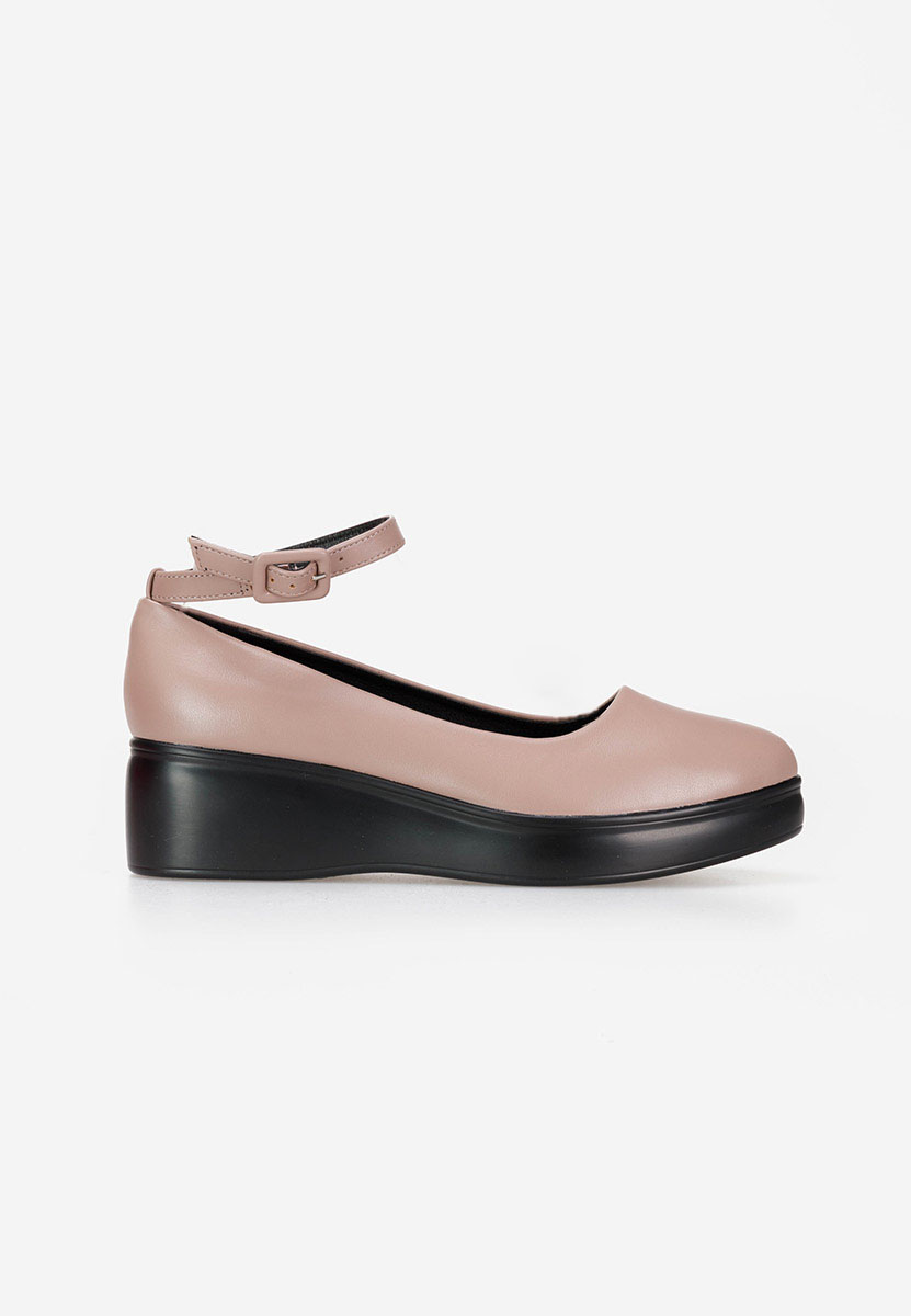 Pantofi casual cu platformă Evelyne roz