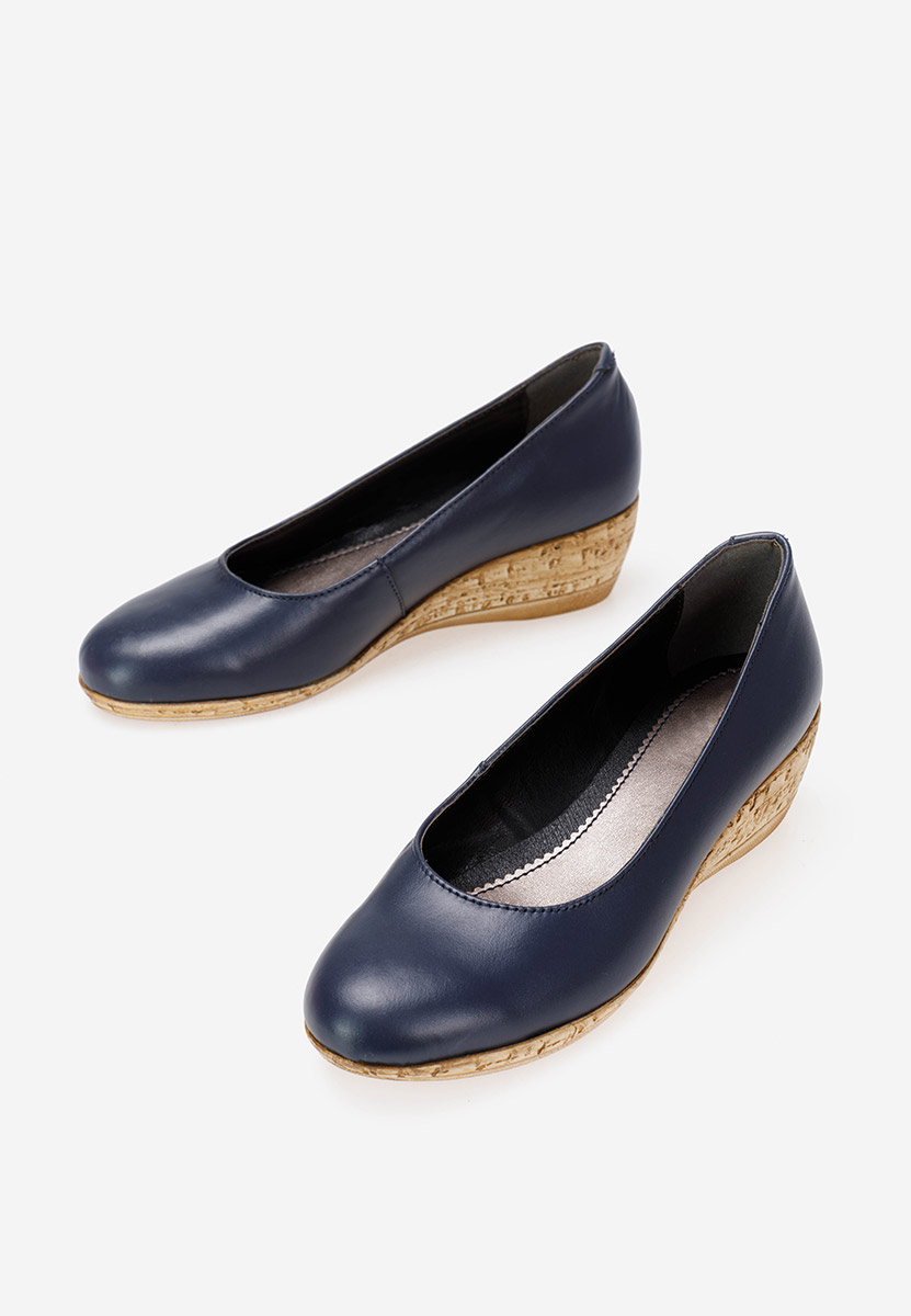 Pantofi cu platforma navy Sonia V5