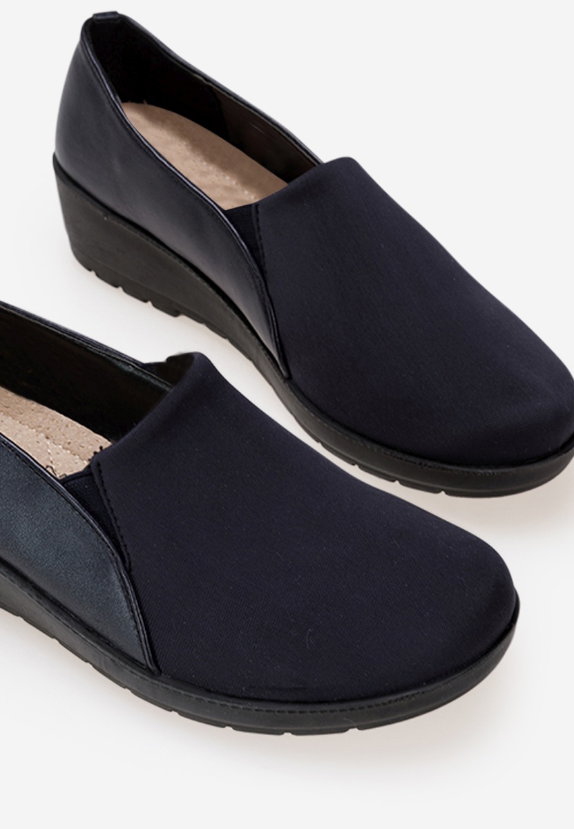 Mocasini cu platforma Yanira navy