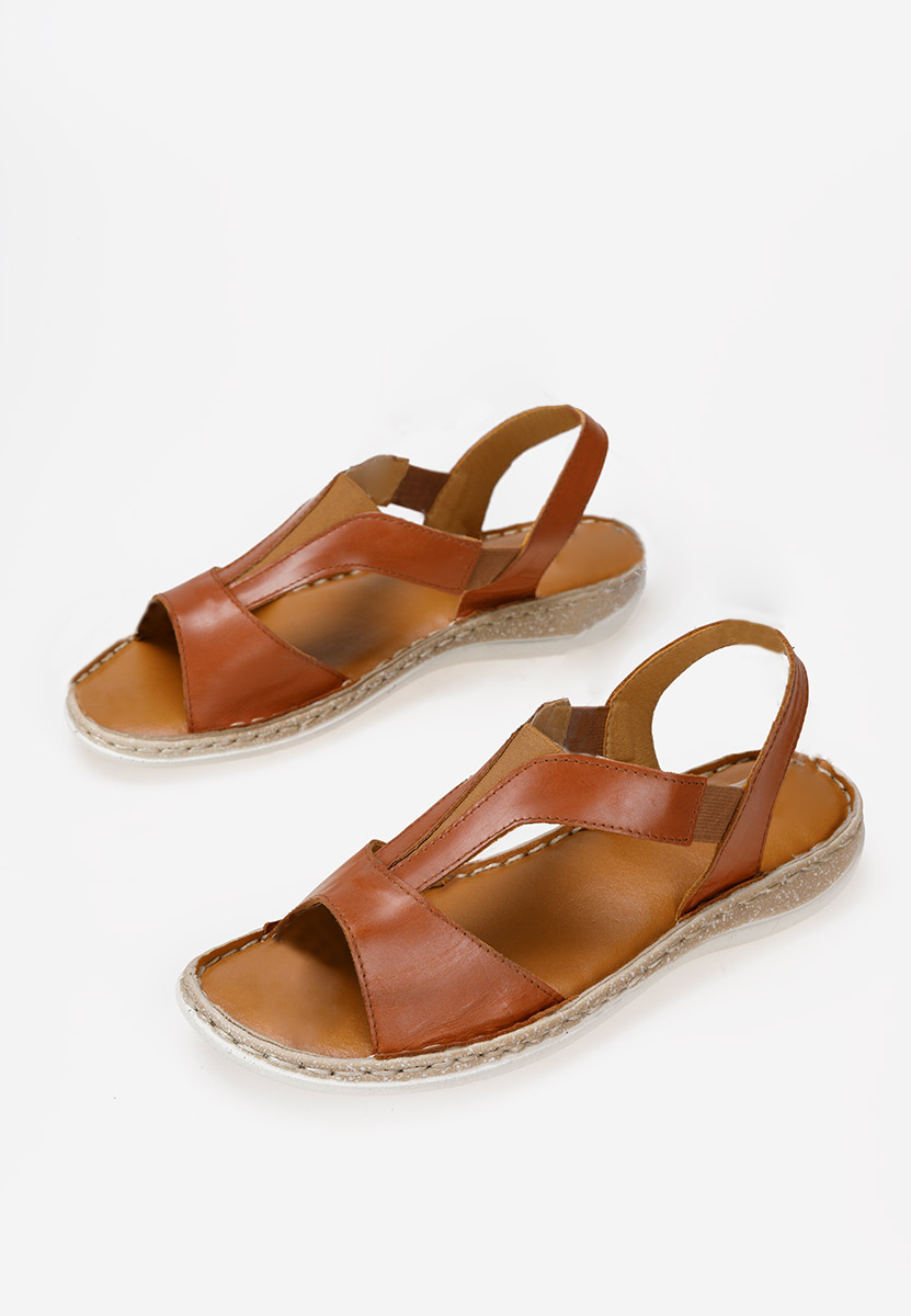 Sandale piele naturala Tavimera maro