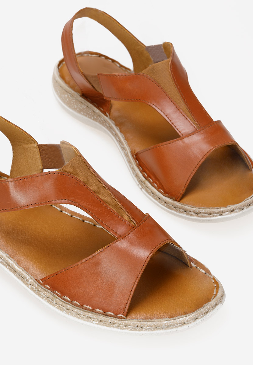 Sandale piele naturala Tavimera maro