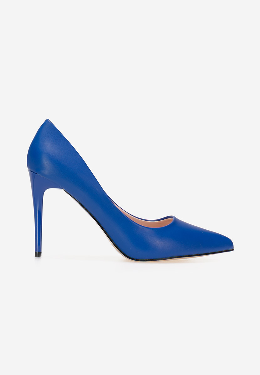 Pantofi stiletto albastri Donia
