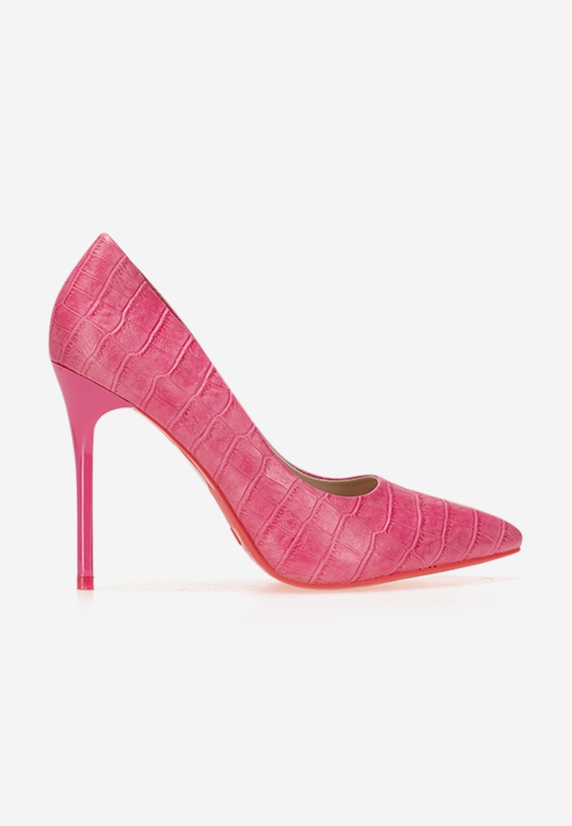 Pantofi stiletto fucsia Cairofa