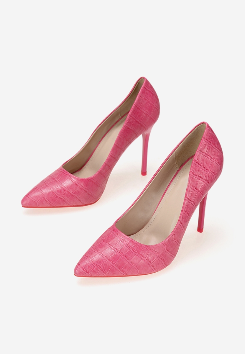 Pantofi stiletto fucsia Cairofa