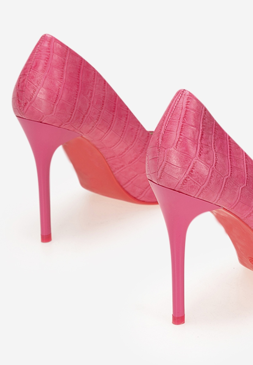 Pantofi stiletto fucsia Cairofa