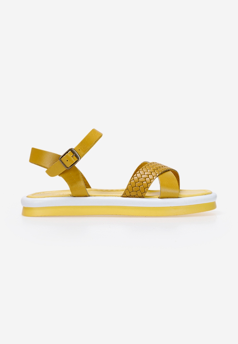 Sandale dama piele Noveira yellow