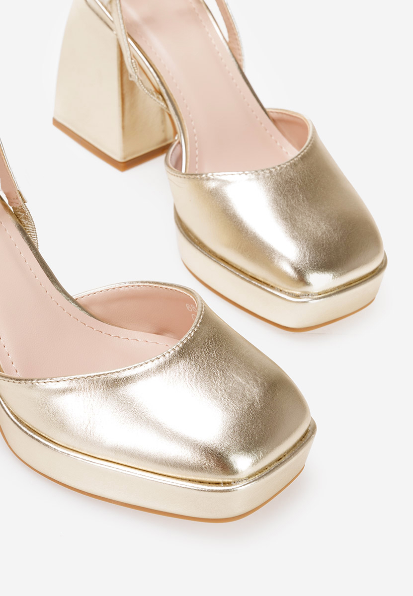 Pantofi dama eleganti Savria aurii