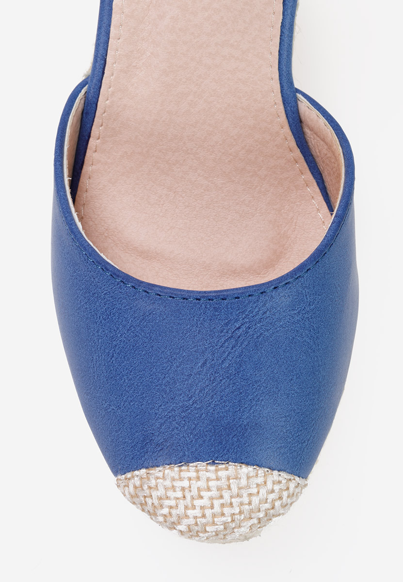 Sandale cu platforma Riviella albastre