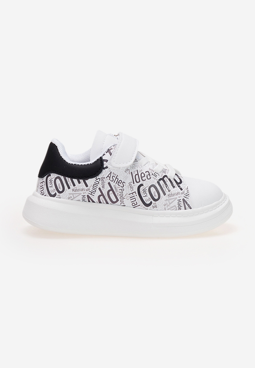 Sneakers copii Ashys albi