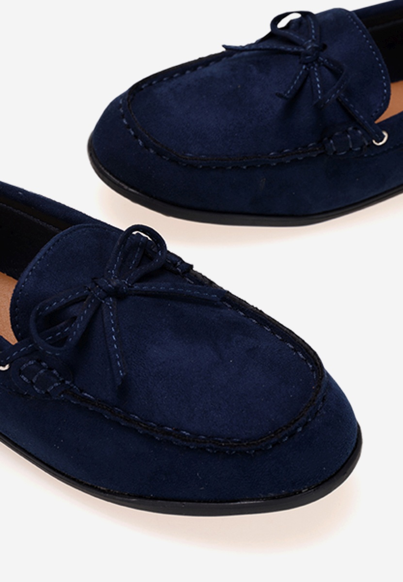 Mocasini baieti Boat navy