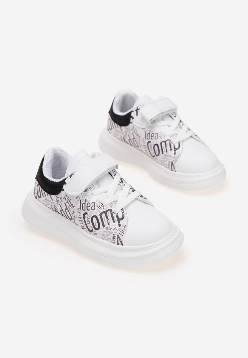 Sneakers copii Ashys albi
