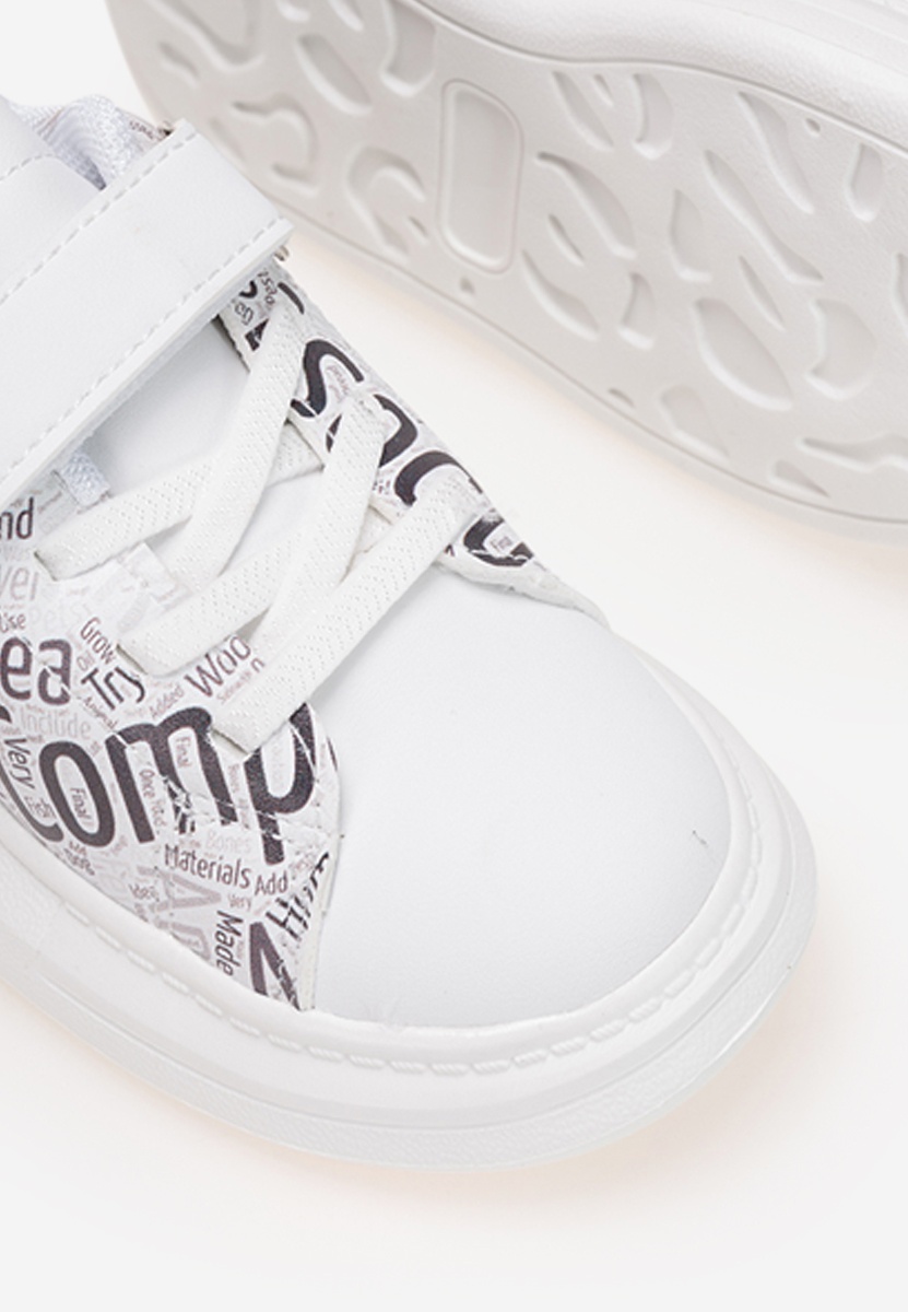 Sneakers copii Ashys albi