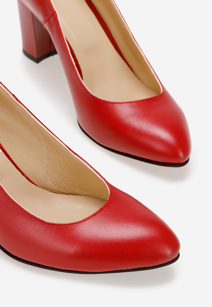 Pantofi dama piele Consuelo rosii