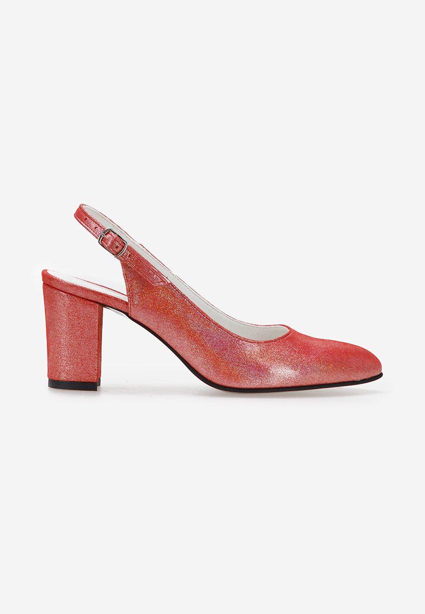 Pantofi slingback rosii Ludiva V2