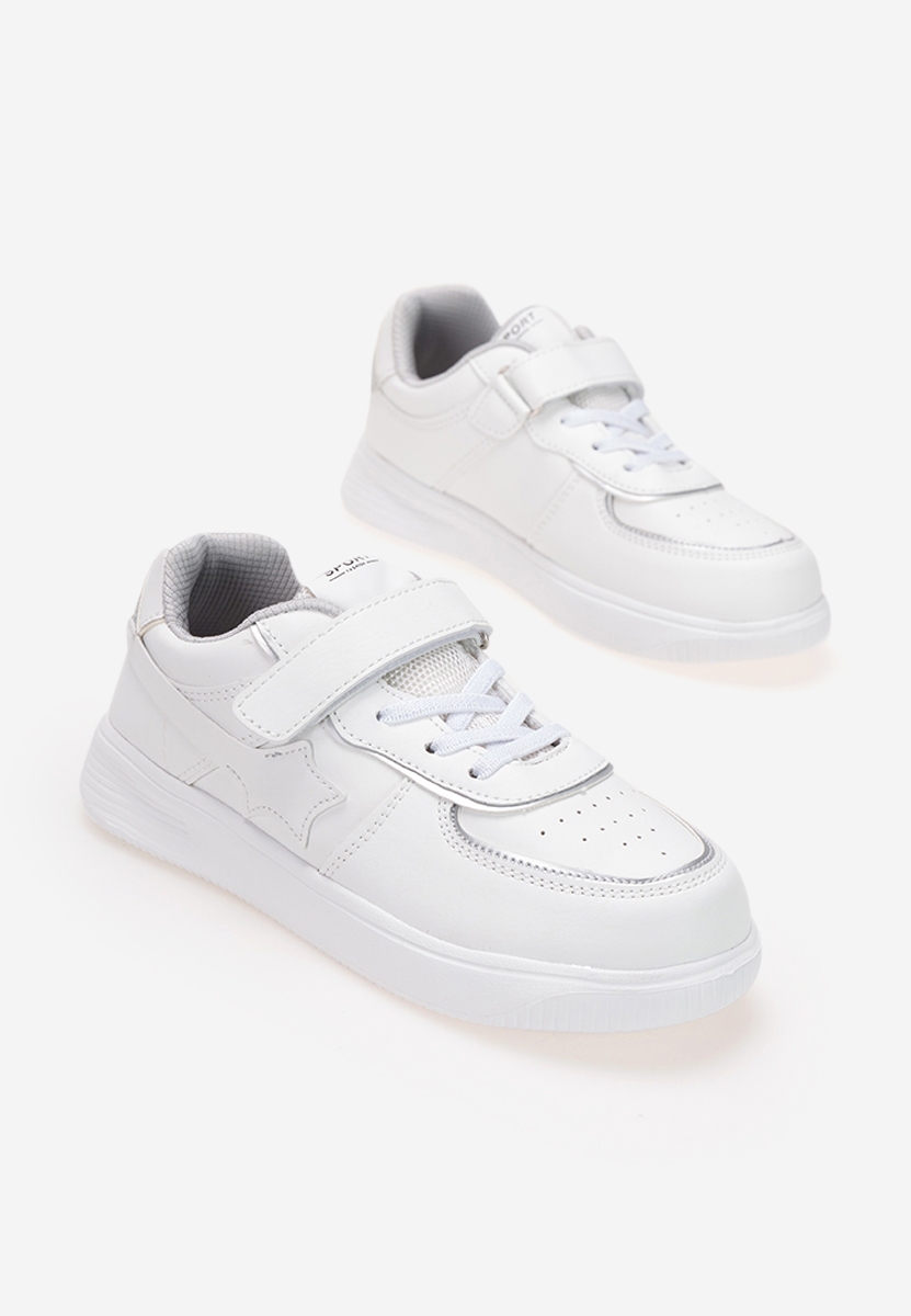 Sneakers copii albi Dewberry