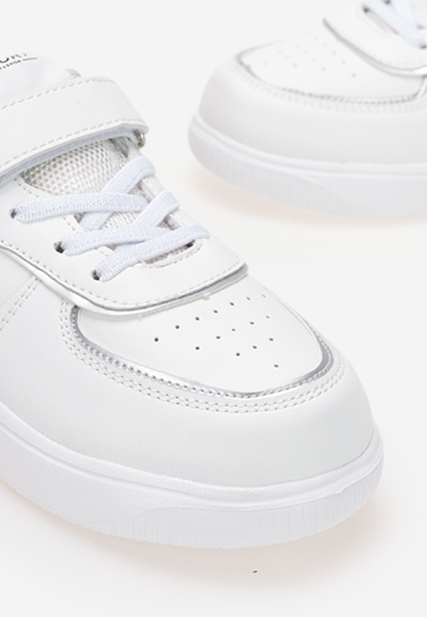 Sneakers copii albi Dewberry