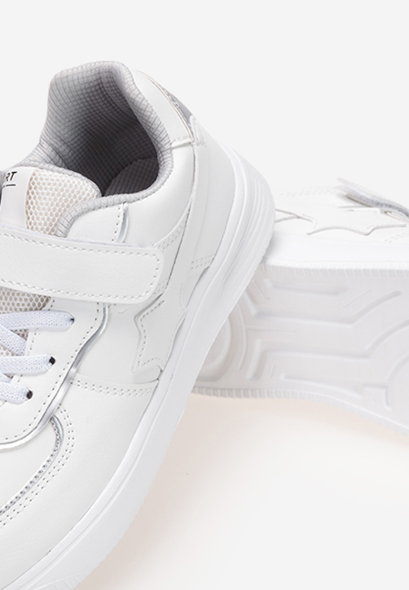 Sneakers copii albi Dewberry
