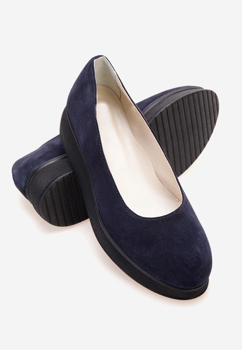 Pantofi cu platformă albastri Cantoria V2