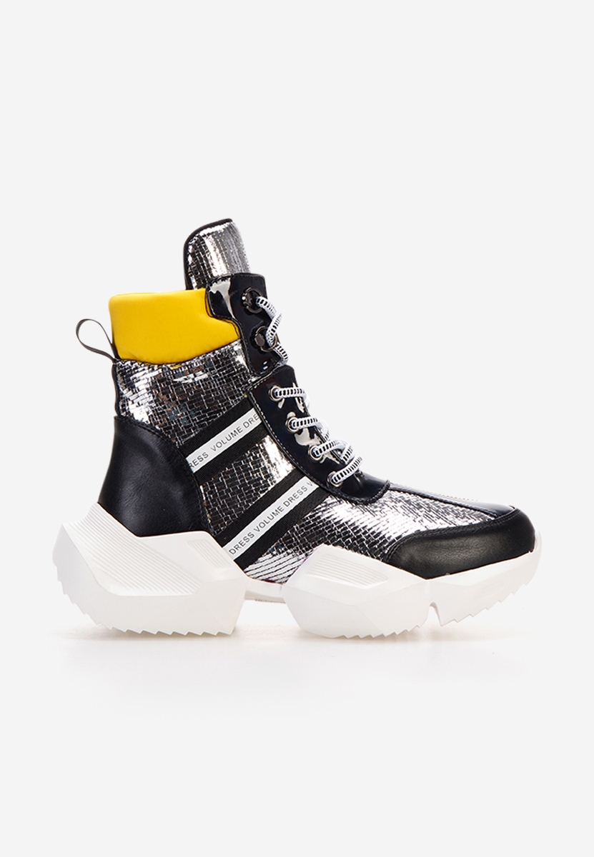 Sneakers High-Top argintii Caserio V3