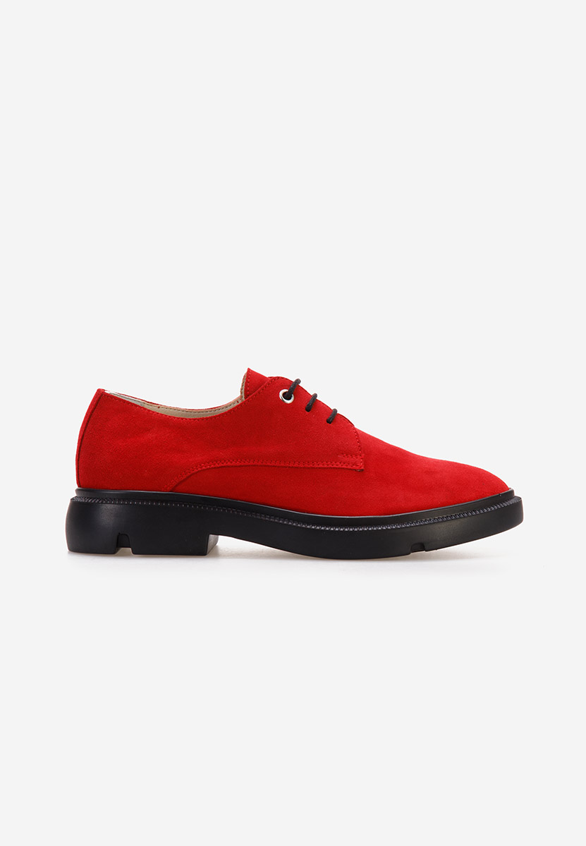 Pantofi derby piele Pelado V2 rosii