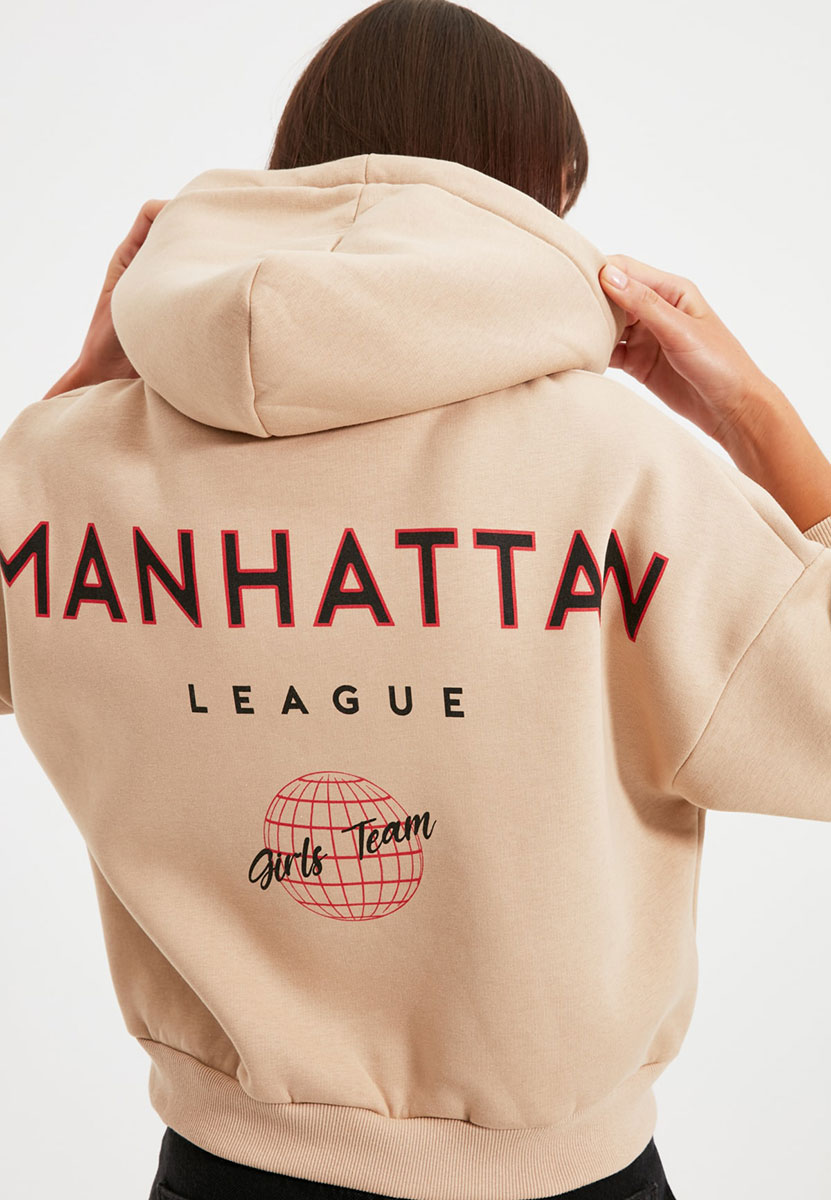 Hanorac dama bej Manhattan League