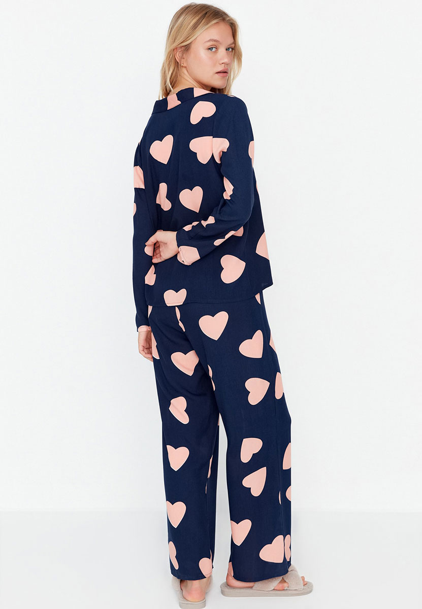 Pijama dama Caelie indigo