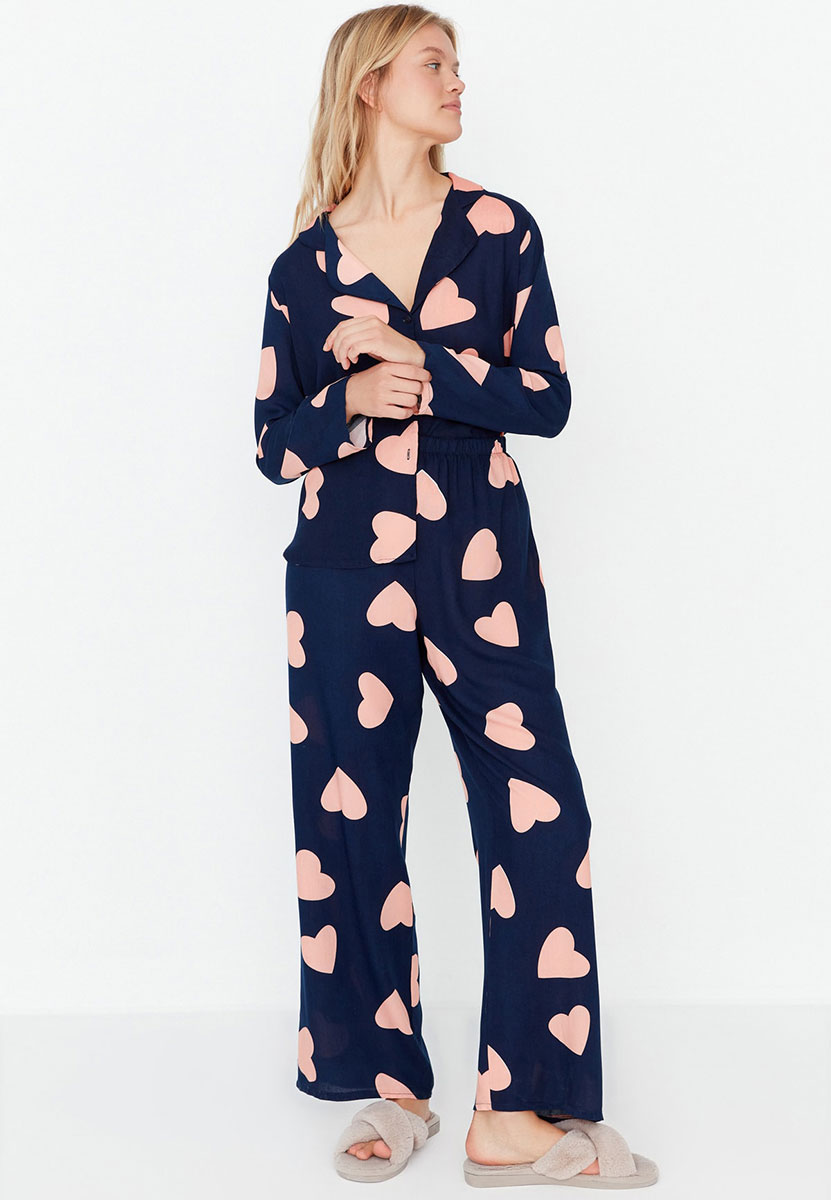 Pijama dama Caelie indigo