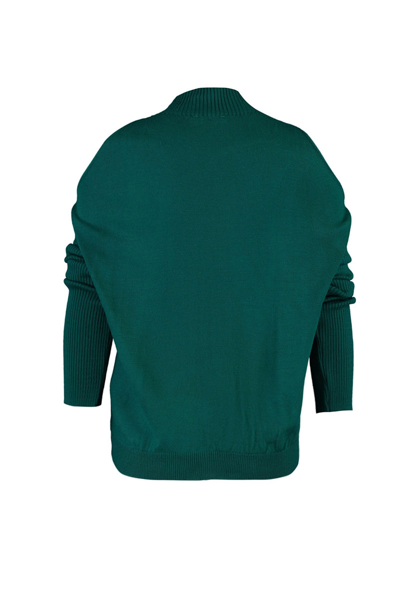 Pulover oversized Touch verde