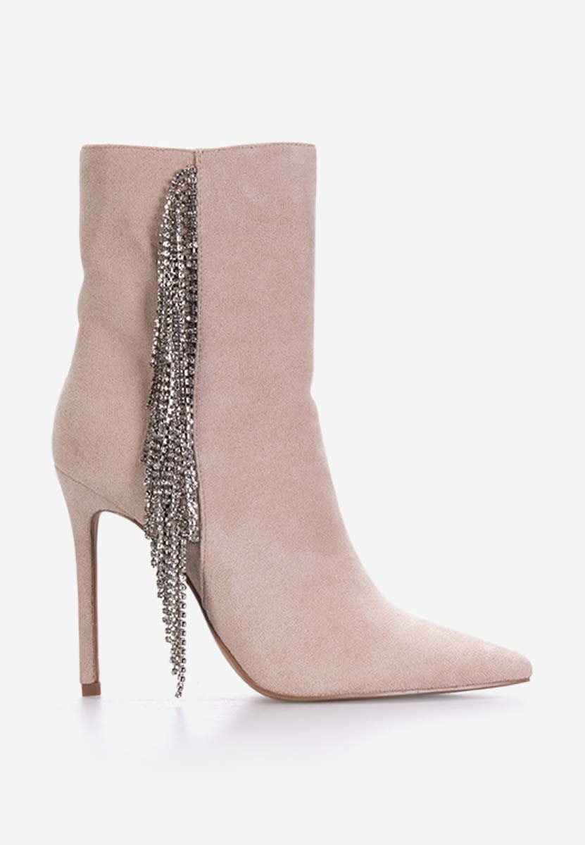 Botine stiletto champagne Viedma