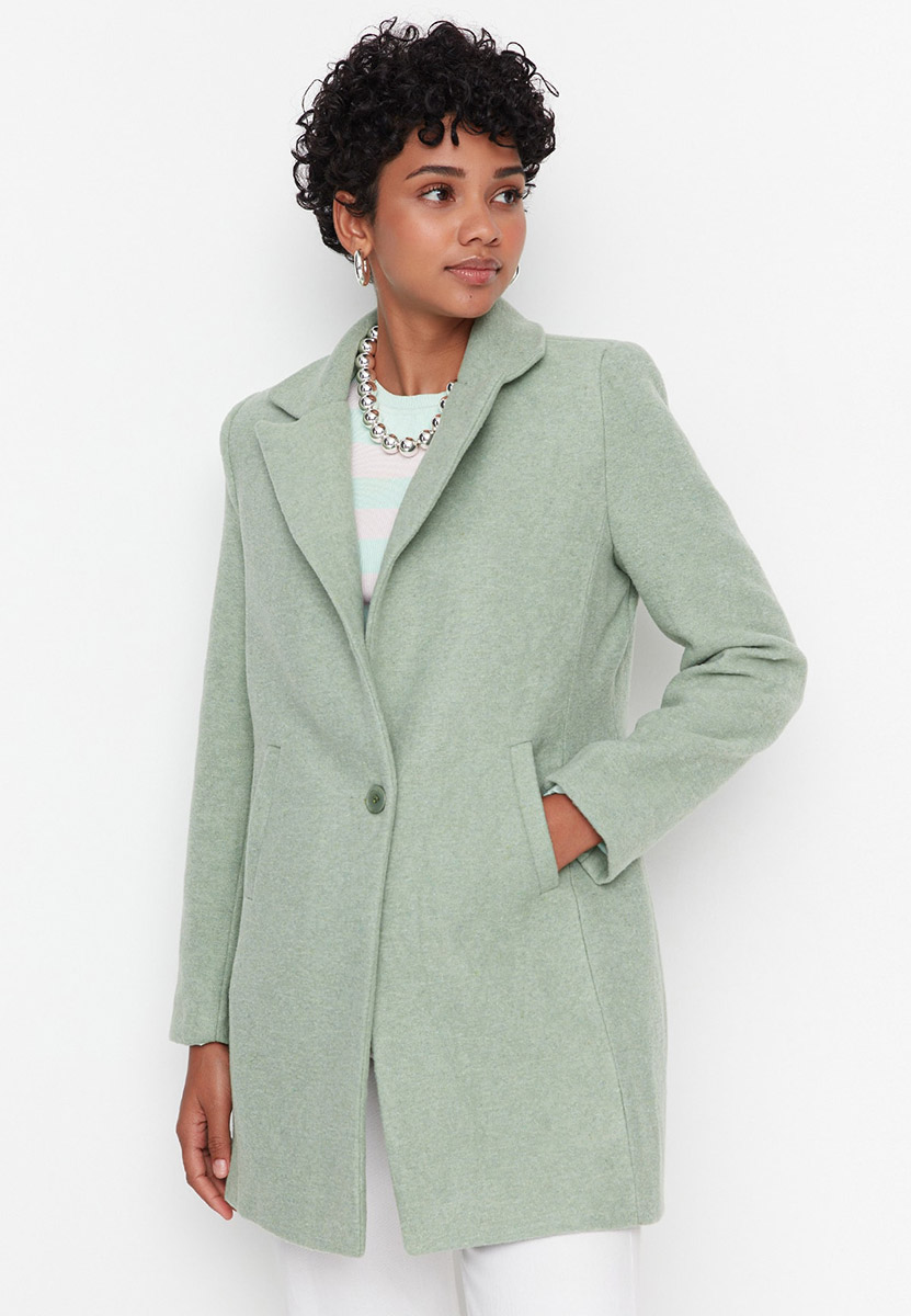 Palton dama verde Kendall