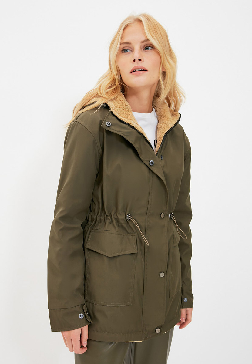 Geaca Parka dama verde Majestic