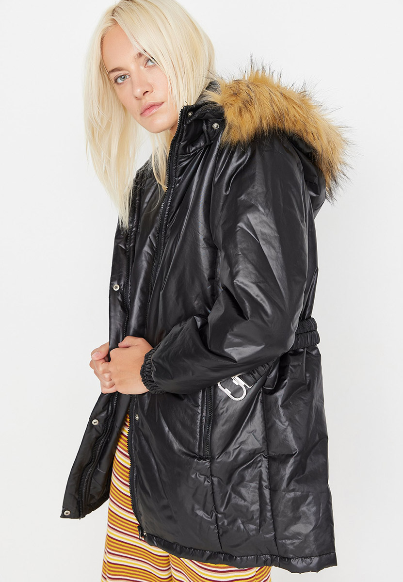 Geaca Parka dama neagra Lillian