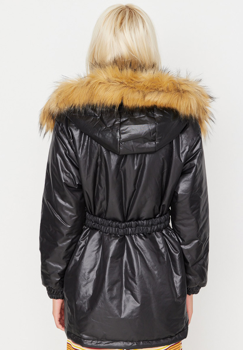 Geaca Parka dama neagra Lillian