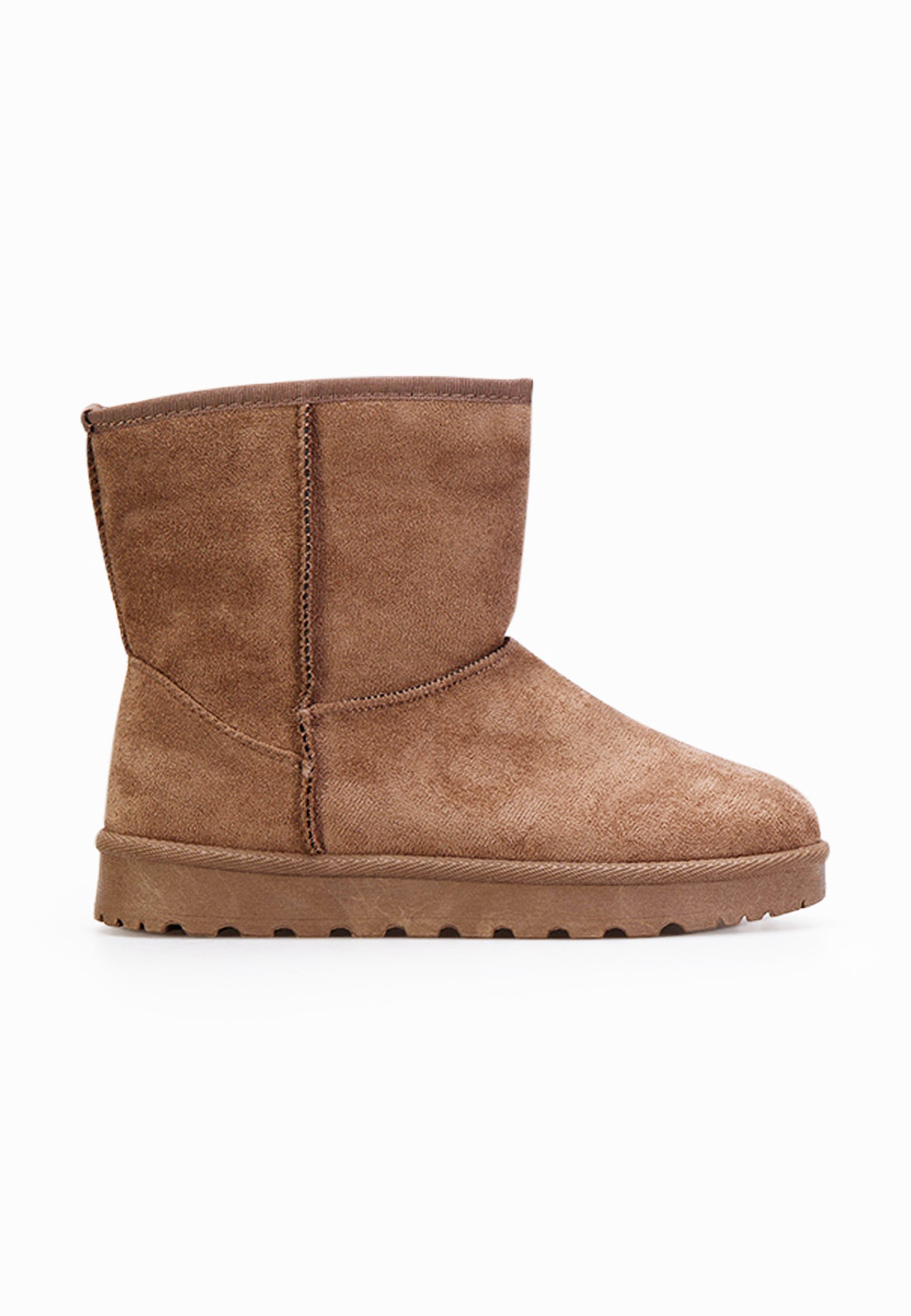 Cizme tip ugg kaki Celesa Cizme tip ugg kaki Celesa