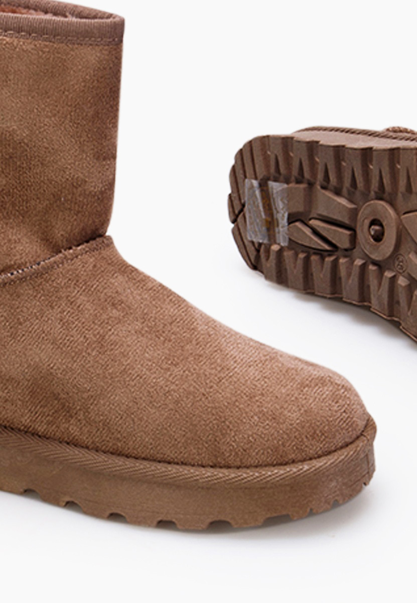 Cizme tip ugg kaki Celesa Cizme tip ugg kaki Celesa