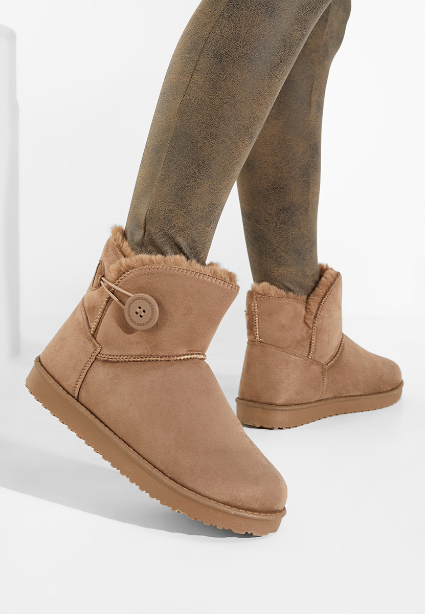 Cizme tip ugg maro Troyes