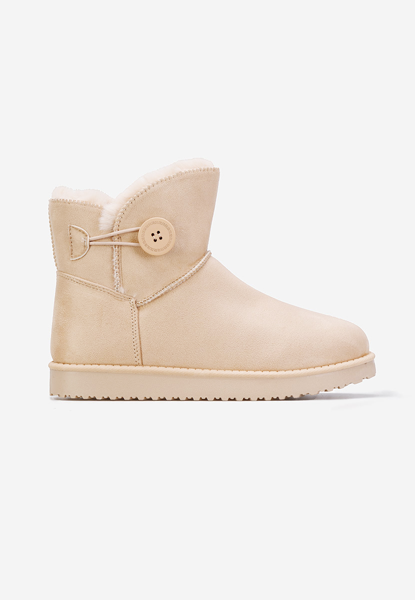 Cizme tip ugg bej Troyes