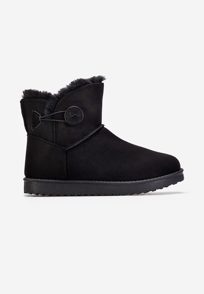 Cizme tip ugg negre Troyes